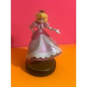 Nintendo Princess Peach Super Smash Bros Amiibo Figure Wii-U 3DS Switch